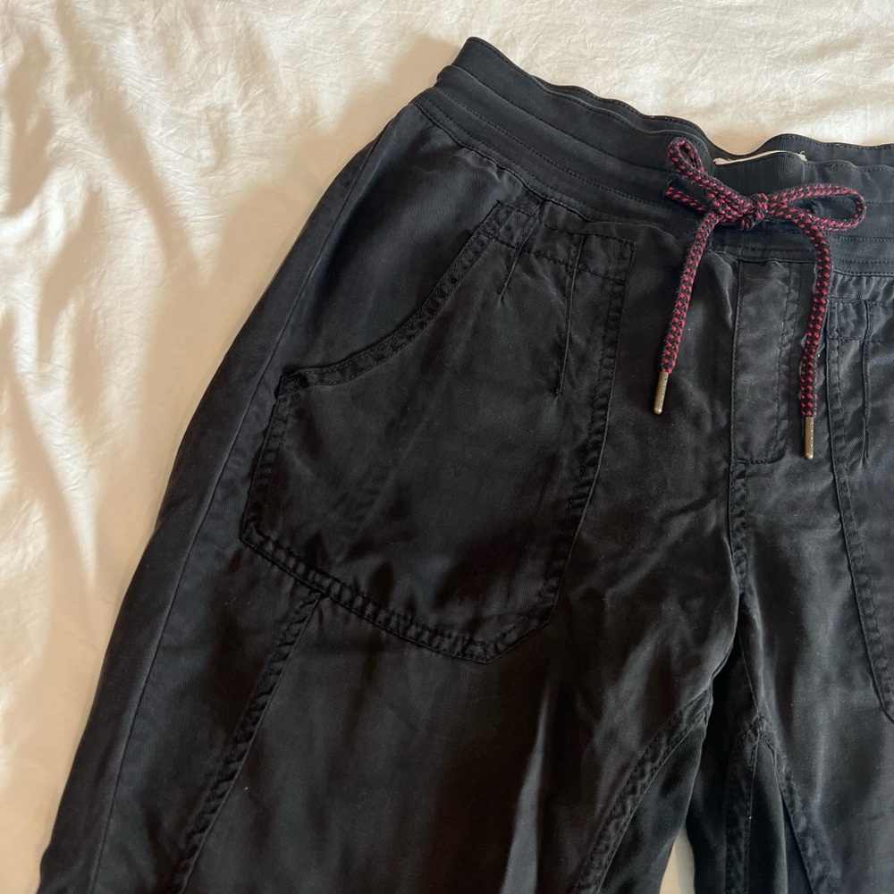Anthropologie Black Jogger Pants - Picture 2 of 7